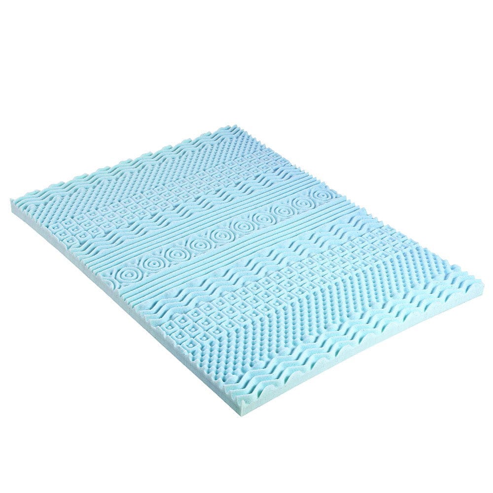 Giselle Furniture > Mattresses > Mattress Toppers Giselle Bedding Memory Foam Mattress Topper 11-Zone 8cm Single