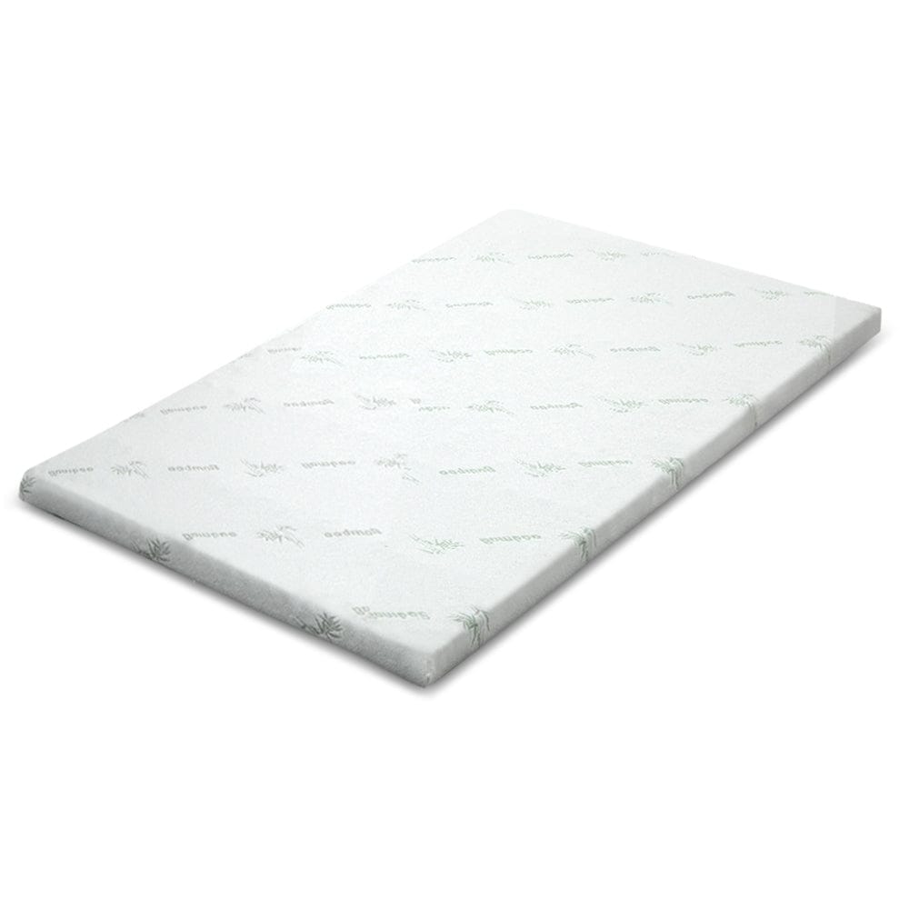 Giselle Furniture > Mattresses > Mattress Toppers Giselle Bedding Memory Foam Mattress Topper Cool Gel 5cm Single