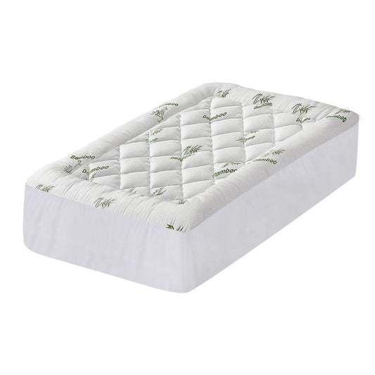 Giselle Furniture > Mattresses > Mattress Toppers Giselle Mattress Topper 5cm Pillowtop toppers Bamboo King Single