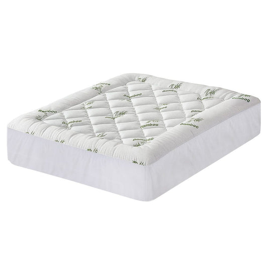Giselle Furniture > Mattresses > Mattress Toppers Giselle Mattress Topper 5cm Pillowtop toppers Bamboo Queen