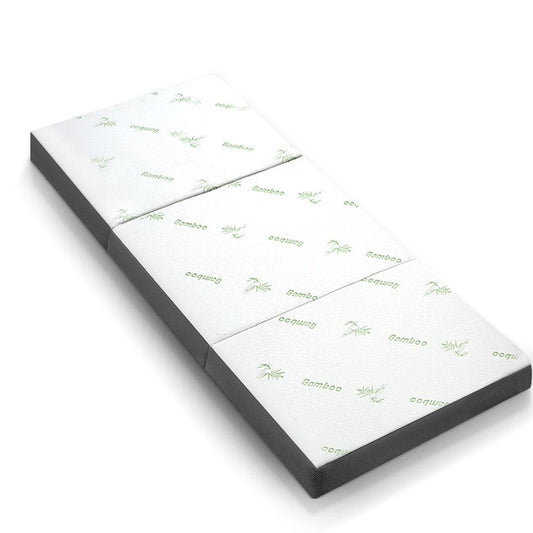 Giselle Furniture > Mattresses > Single Mattress Giselle Bedding Foldable Mattress Folding Foam Single Bamboo