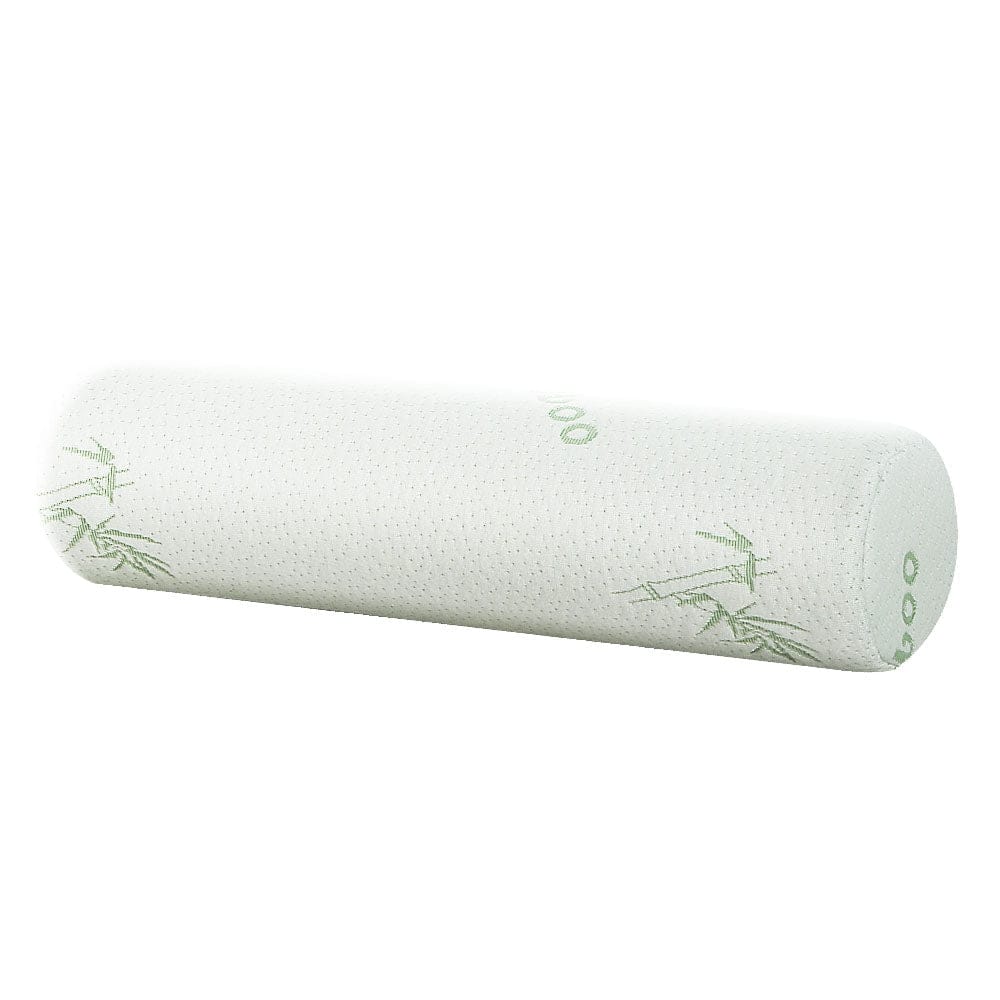 Giselle Home & Garden > Bedding > Pillows Giselle Bedding Memory Foam Neck Roll Pillow Bamboo Cover