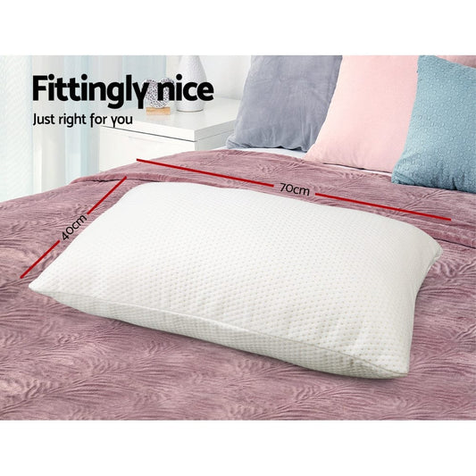 Giselle Home & Garden > Bedding > Pillows Giselle Bedding Memory Foam Pillow 19cm Thick Twin Pack
