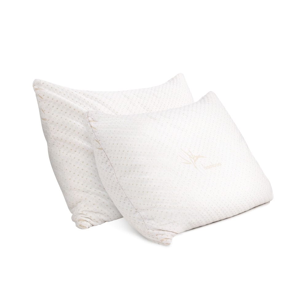 Giselle Home & Garden > Bedding > Pillows Giselle Bedding Memory Foam Pillow Bamboo Cover Twin Pack