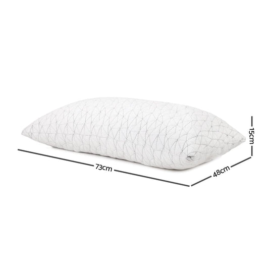 Giselle Home & Garden > Bedding > Pillows Giselle Bedding Memory Foam Pillow Single Size Twin Pack