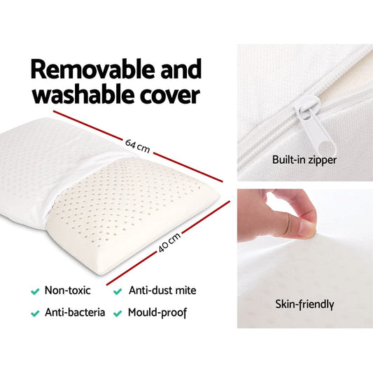 Giselle Home & Garden > Bedding > Pillows Giselle Bedding Natural Latex Pillow Classic Twin Pack