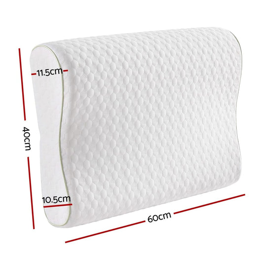 Giselle Home & Garden > Bedding > Pillows Giselle Memory Foam Pillow Contour Neck