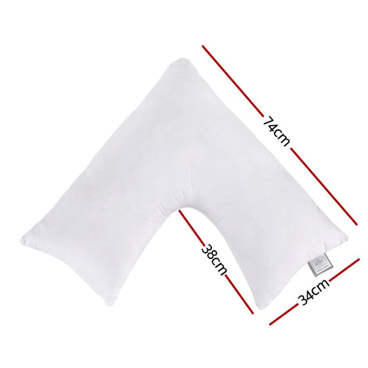 Giselle Home & Garden > Bedding > Pillows Giselle V Shape Pillow Boomerang Nursing Body Cushion
