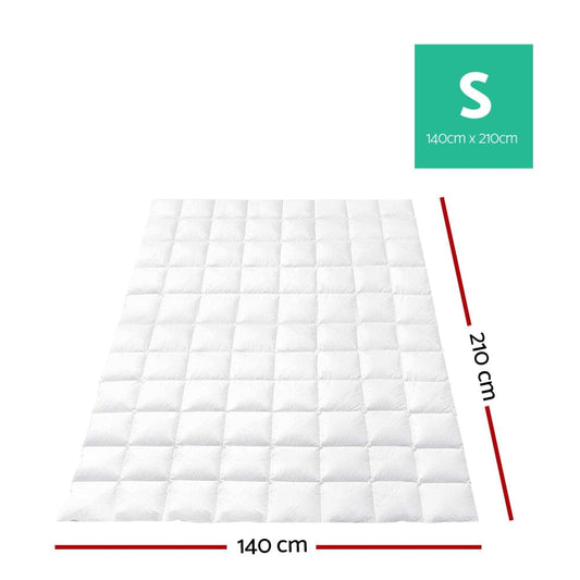 Giselle Home & Garden > Bedding > Quilts & Duvets Giselle Bedding 700GSM Goose Down Feather Quilt Single