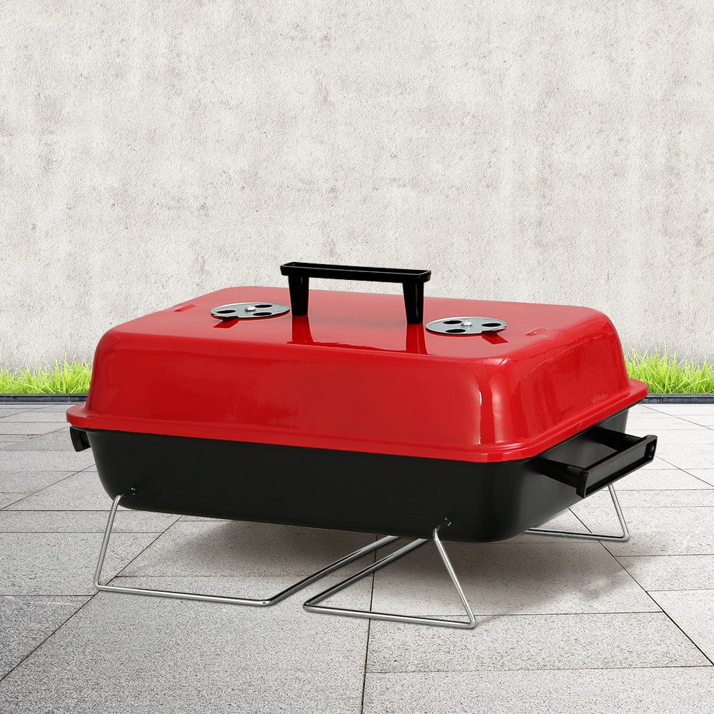 Grillz Home & Garden > BBQ > BBQ Tools Grillz Charcoal BBQ Portable Grill Camping Barbecue Outdoor Cooking Smoker