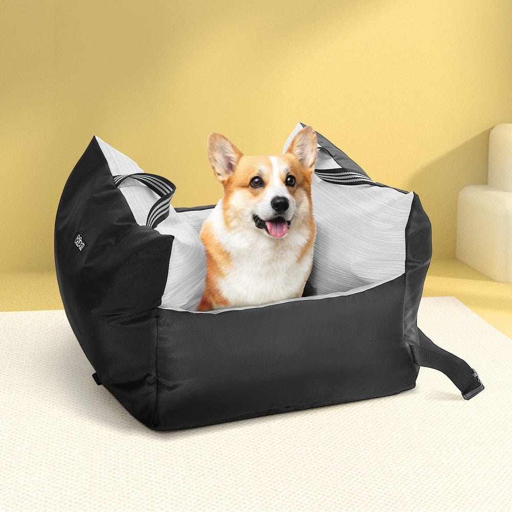 i.Pet Auto Accessories > Auto Accessories Others > Automotive Decor i.Pet Dog Car Seat Booster Cover Dog Bed Portable Waterproof Belt Non Slip