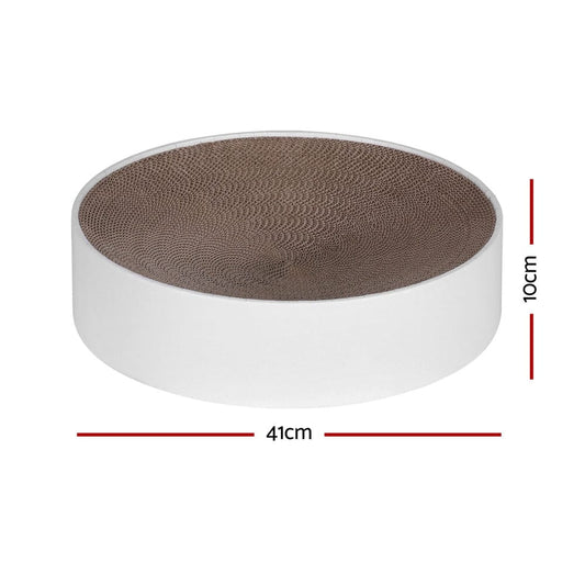 i.Pet Pet Care > Cat Supplies > Cat Scratchers i.Pet Cat Scratching Board Scratcher Cardboard Kitten Indoor Round Bed Catnip