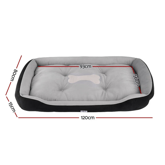 i.Pet Pet Care > Dog Supplies > Dog Beds i.Pet Pet Bed Dog Bed Soft PP Cotton Mat Sleeping Comfy Cushion Washable Extra Large