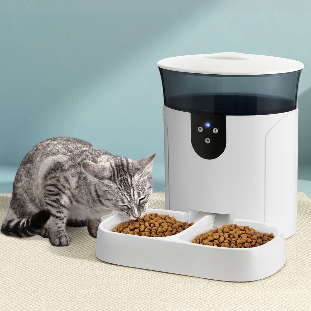 i.Pet Pet Care > Dog Supplies > Dog Bowls, Feeders & Waterers i.Pet Automatic Pet Feeder Dog Cat Wifi 7L Auto Smart Food Dispenser Timer Feed