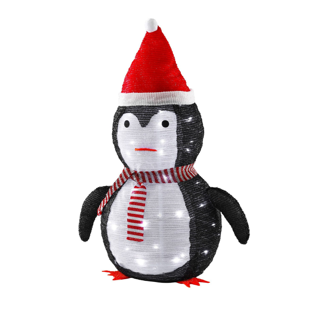 Jingle Jollys Occasions > Christmas > Christmas Decorations Jingle Jollys Christmas Penguin Light LED Christmas Decoration Pop Up Christmas Display 70cm