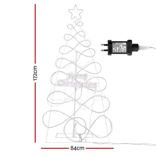 Jingle Jollys Occasions > Christmas > Christmas Trees 1.7M Christmas Tree 230 LED RGB Motif Lights Jingle Jollys