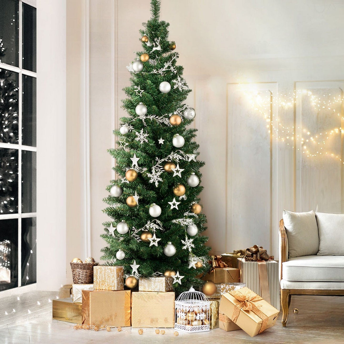 Jingle Jollys Occasions > Christmas > Christmas Trees Jingle Jollys Christmas Tree 1.8m Xmas Tree Decorations Green 300 Tips
