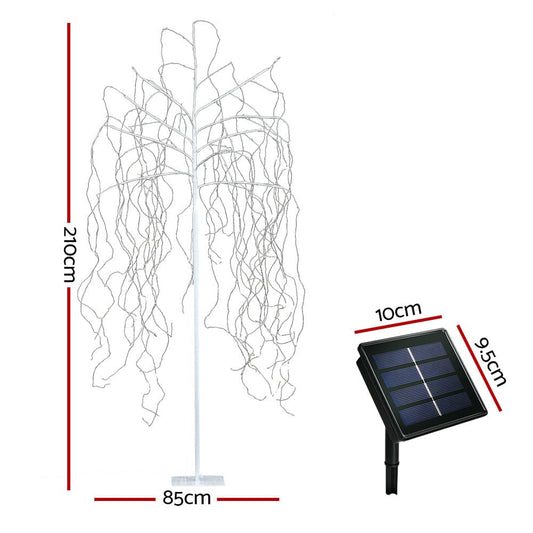 Jingle Jollys Occasions > Christmas > Outdoor Decorations & Lights 2.1M Christmas Tree 600 LED Solar Jingle Jollys
