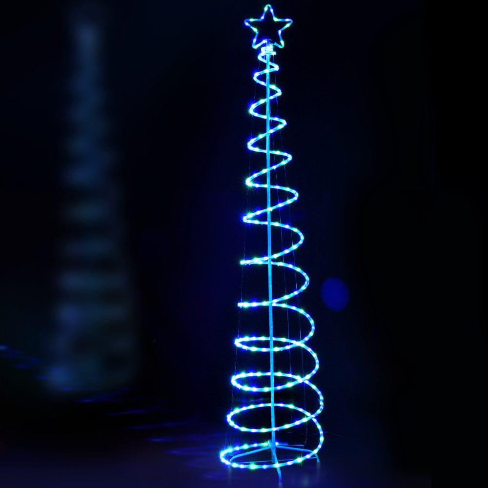 Jingle Jollys Occasions > Christmas > Outdoor Decorations & Lights 2.4M Christmas Tree LED Solar Motif Lights Jingle Jollys