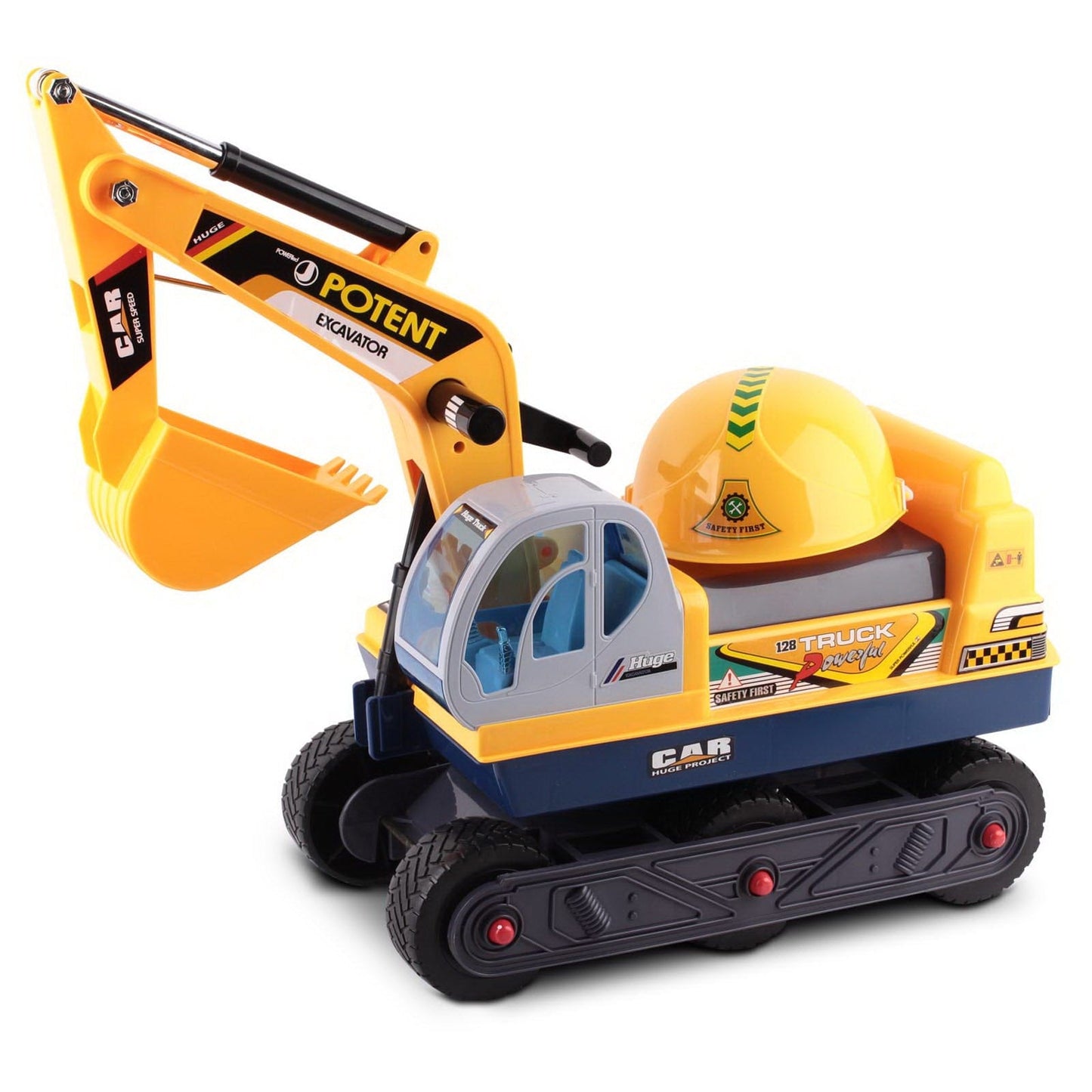 Keezi Baby & Kids > Ride On Cars, Go-karts & Bikes > Ride On Cars Keezi Ride On Car Toys Kids Excavator Digger Sandpit Bulldozer Car Pretend Play