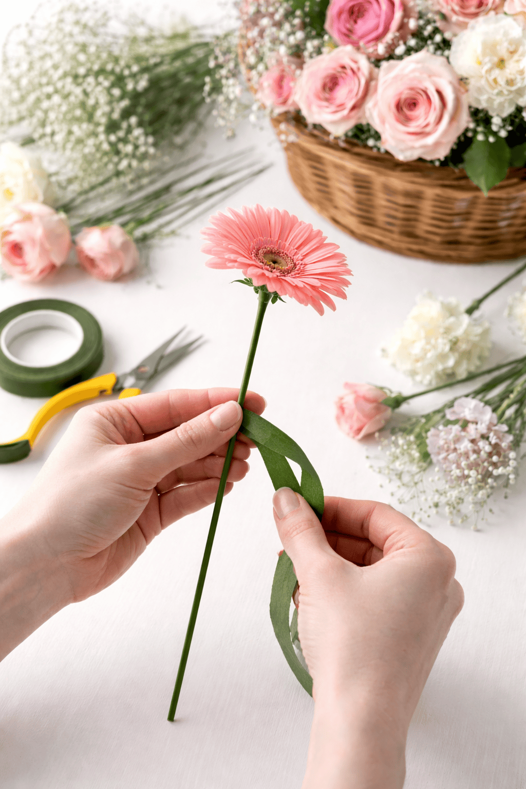 Krafters Korner Home & Garden > Hobbies > Arts & Crafts 36Pk Craft Florist Green Sticks Wire DIY Floral Flower Arrangement Bouquet Arts