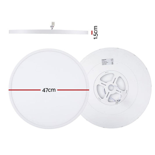 Leier Home & Garden > Lighting > Ceiling Lights Leier Ceiling Light LED Round 46W Ultra-THIN 5CM Oyster Lamp Modern Cool/Warm