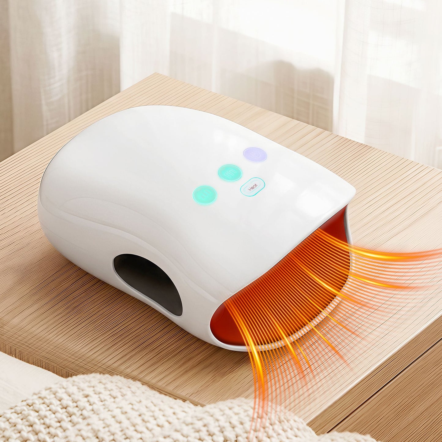 Livemor Health & Beauty > Massage & Relaxation > Massagers Livemor Hand Massager with Heat and Compression Cordless 3 Modes 3 Temperatures