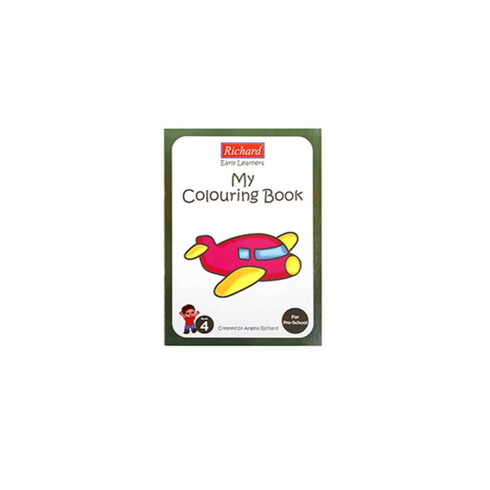 Richard Colouring Books Plane My Colouring Book Kids Early Learners A4 Size 16 pages Colour Activity PreSchool