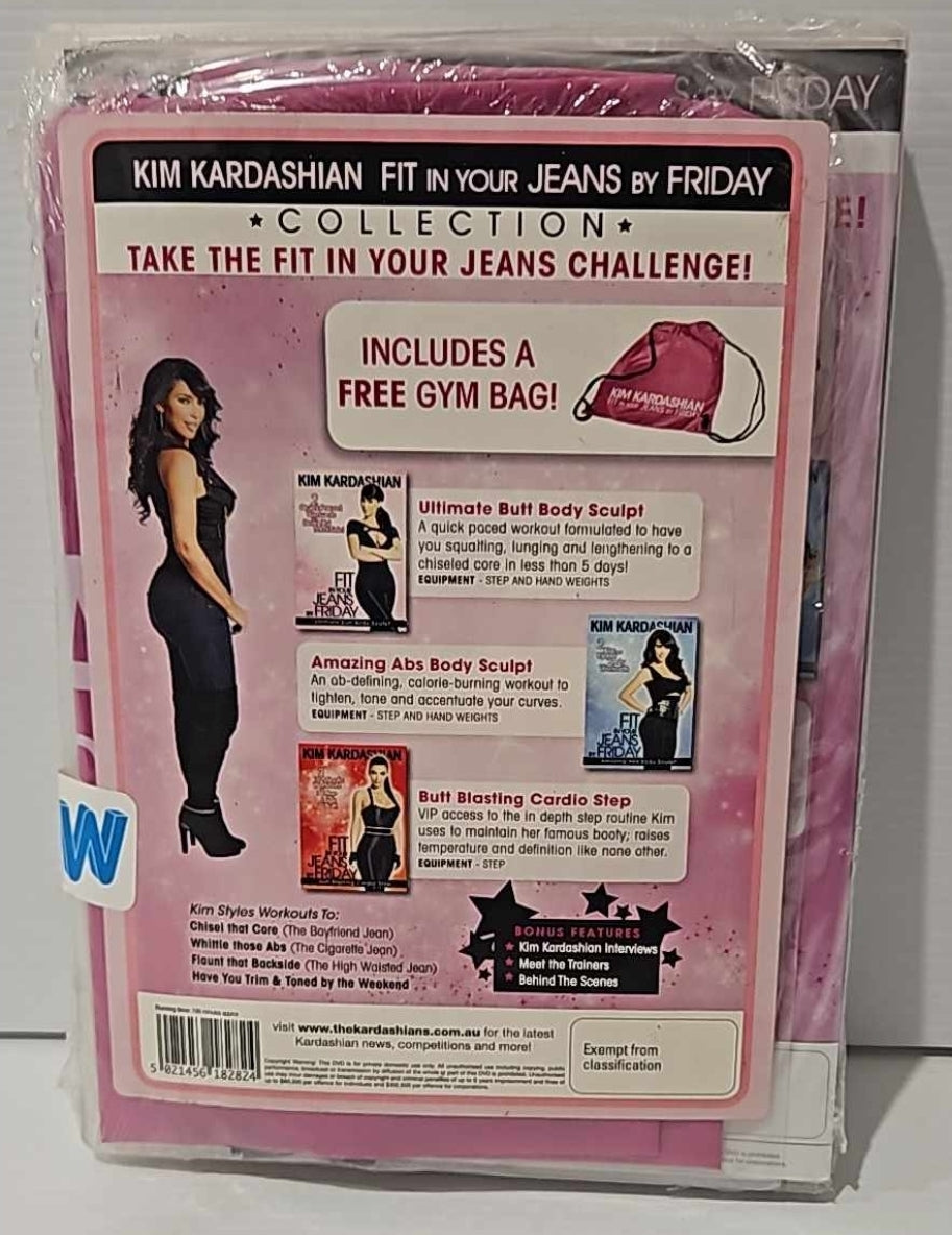 Kim Kardashian Fit In Your Jean By Friday - 3 DVD Box Collection