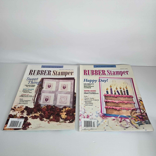 Rubber Stamper 7x Rubber Stamper Enthusiast Magazine Stamping Paper Cards Projects Issue 2003