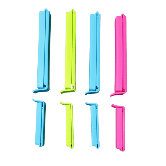 Spice Kitchen Storage Bag Clip 8 Pack Reusable Bag Clips Food Storage Locks Kitchen Fresh Seal Colorful