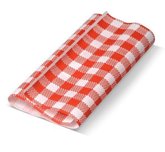 Spice sustainable 25PK 100% Gingham Tartan Series Oil Grease Proof Paper Food Sandwich Wrapping RD
