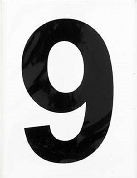 Stuk Decal 9 Number Sticker Self Adhesive House Door Address Letter Box Sign Decal White No