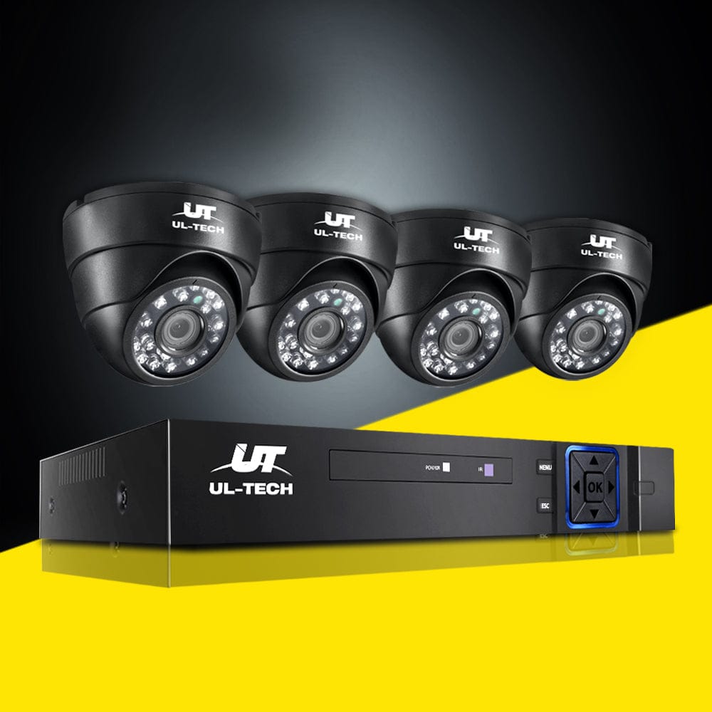 UL-Tech Electronics > Business & Home Security > Security Cameras & Accessories UL-tech CCTV Security System 4CH DVR 4 Cameras 1080p