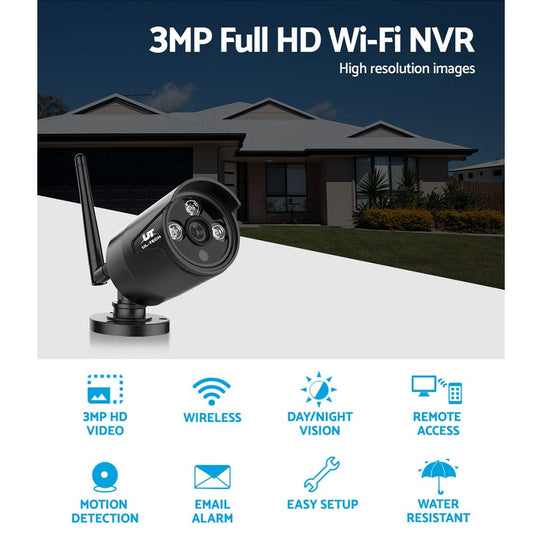 UL-Tech Electronics > Business & Home Security > Security Cameras & Accessories UL-tech Wireless CCTV 3MP Camera Bullet