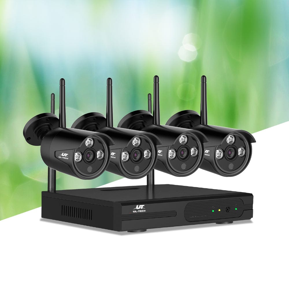 UL-Tech Electronics > Business & Home Security > Security Cameras & Accessories UL-tech Wireless CCTV Security System 8CH NVR 3MP 4 Bullet Cameras