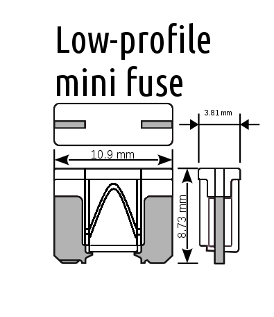 Unbranded 10x 30 AMP Micro Mini Car Fuse Blade Truck Auto 30A Automotive Low Profile Fuses