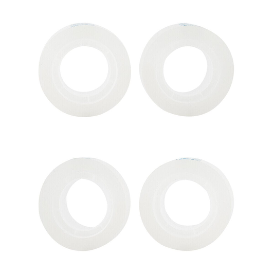 Unbranded 4 Clear Sticky Tape Refills Rolls Quality made Size 18mm × 20M