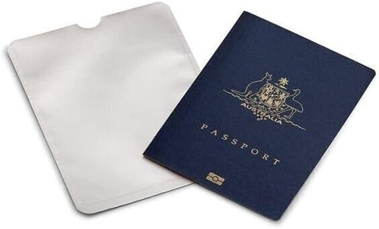Unbranded 4 Pcs Anti-RFID Credit Card Protector Sleeve and 2 Pcs Passport Sleeve AU