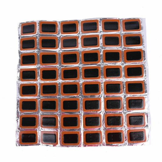 Unbranded 48Pcs Bicycle Tyre Tire Tube Rubber Puncture Patches Road Bike Repair Tool Funky