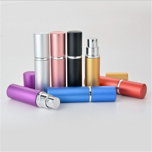 Unbranded 5ML Travel Aluminum Refillable Perfume Bottle Spray Empty Cosmetic Container
