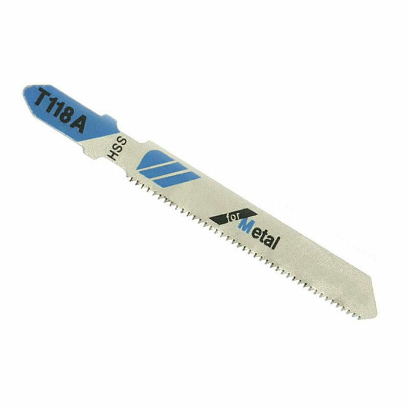 Unbranded 5Pcs Jig Saw Blades Wood Metal Fast Cutting Reciprocating Saw Blade T118 FT