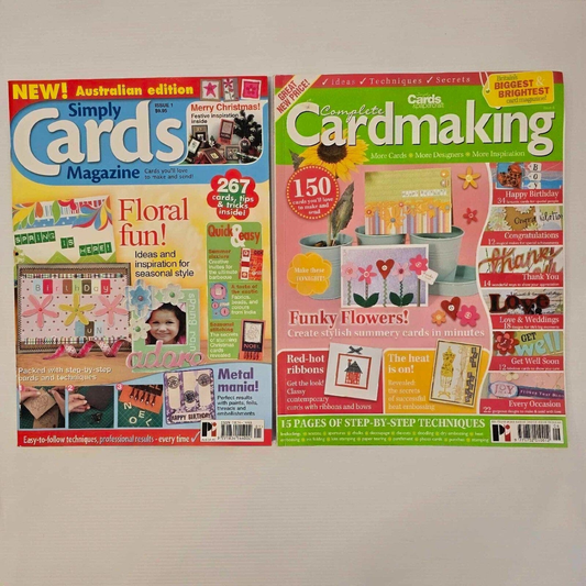 Unbranded 7x Mixed Cardmaking Paper Crafts Stamping Scrapbooking Card Making Magazine