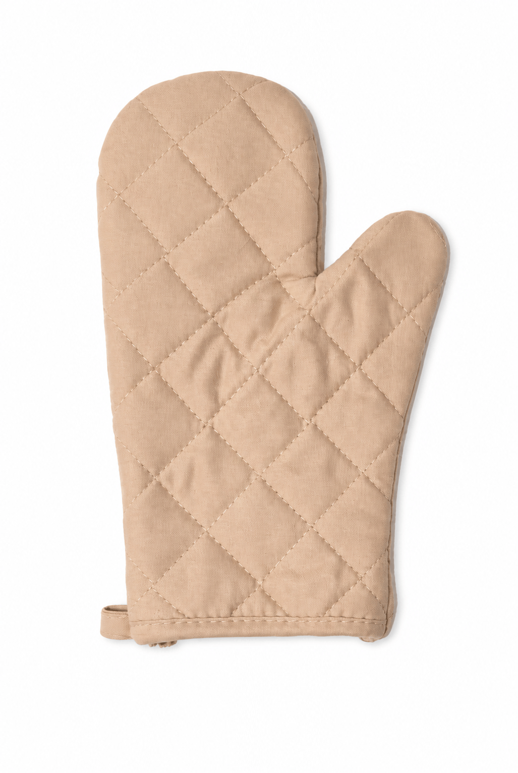 Unbranded Beige 1x Cotton Oven Mitt Glove Heatproof Baking Kitchen Tools Heat Burns One Size