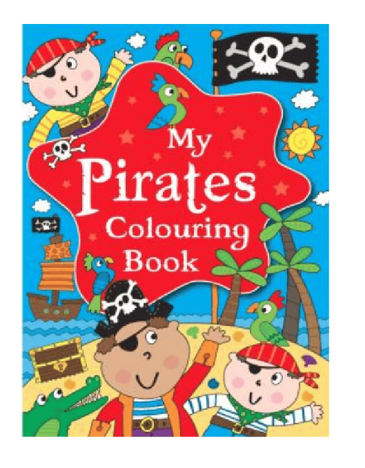 Unbranded Colouring Books Pirates Colouring Book Boy Kids Activity Farm Pirates Animals Dinosaur A4