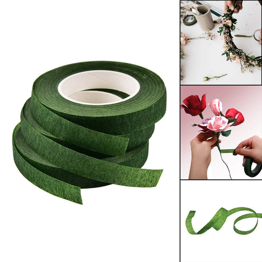 Unbranded Decorative Tape Green Parafilm Wedding Florist Craft Stem Wrap Floral Tape Waterproof UP