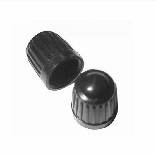 Unbranded/Generic 4 Universal Black Plastic Valve Caps for Tyres Car Truck Motorcycle Bicycle