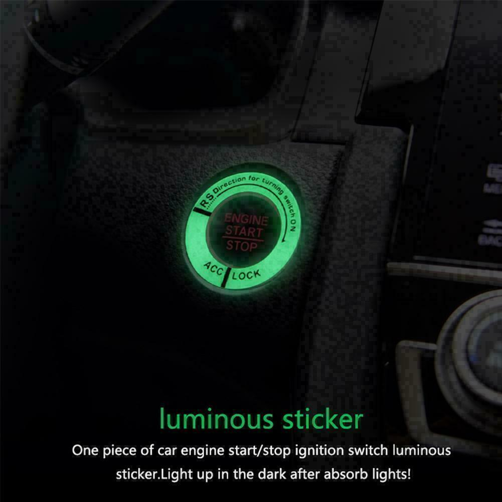 Unbranded/Generic LED Luminous Car Ignition Key Hole Ring Coil Decor Sticker Holden Ford Toyota
