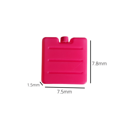 Unbranded Ice Packs 3x Mini Freezing Block Portable Ice Brick Food Lunch Box Cooler Camping Travel