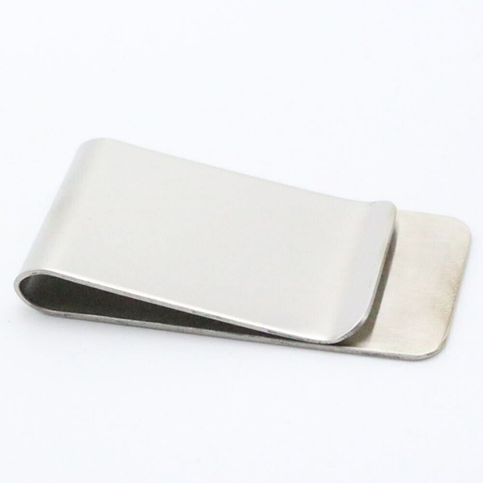 Unbranded Money Clip Note Card Holder Stainless Steel Mens Wallet Ladies Purse Bag